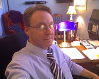 GLD Enterprises Commercial Writing managing copywriter Gery L. Deer at his Jamestown office.