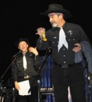 Gery Deer (left) with Jim Karns in "The Vanishing Bandana" - The Brothers & Co. Variety Show