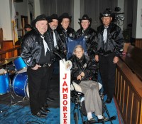 The Brothers & Co. with Gary Deer Sr. and their late mother Lois Deer at the Wheeling Jamboree Radio Show, 2010