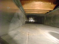 Air duct after cleaning.