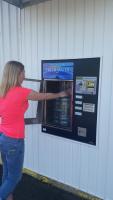 Culligan of Dayton's new drive-up, 24-hour water refill station takes 1-5 gallon bottles. 